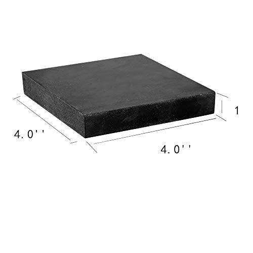 Rubber Bench Block Jeweler's Rubber Bench Block Rubber (10CMx10CM) - color: Rubber Block, size: 4" x 4"
