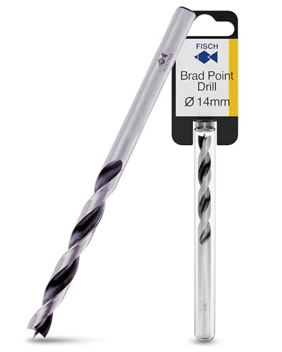 Premium Brad Point Drill Bit - High-Accuracy Woodworking Size: 14mm x 160mm - size: 14 mm x 160 mm (Pack of 1)