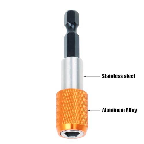 Magnetic Drill Bit Holder 4PCS 1/4" Quick Change Drill Adapter - size: 1/4 (Pack of 2)