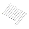 PATIKIL Door Handle Screws M4 x 80mm, 10 Set Cabinet Handle Break Away Screws for Drawer Pull with M4 x 25mm Sleeve Slub Bolt for Door Lever Knob - size: M4 x 80mm