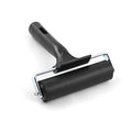 QWORK 4 Inch Rubber Roller, Tape Roller for Print, Tape, Wallpapers, Scrapbooks - size: 4 inch