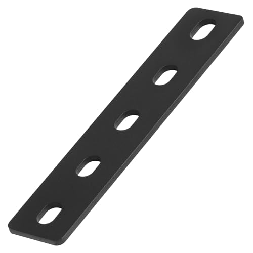 6 Pack 8" x 1-1/2" Mending Plates, Slot for 3/8" Bolt,5/32" Thick