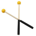 Bonsicoky 8 Inch Percussion Mallets, Yellow - color: Yellow