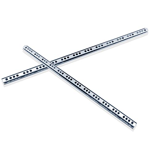 Uenhoy 6 Pair Drawer Slides 16" Two Way Slide Track Rail - size: 16"-6pairs