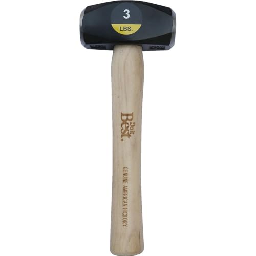 Truper 30948 3-Pound Drilling Hammer, Hickory Handle, 10-Inch - size: 3-Pound Drilling Hammer, style: Hickory Handle
