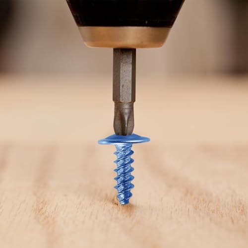 Wensilon（400 pcs）#4×1" Phillips Truss Head Wood Screws Galvanizing Quick Metal Self Tapping. - color: Silver, size: #4×1"