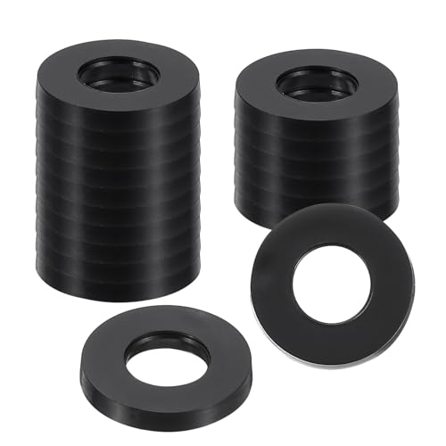 uxcell 18Pcs Rubber Washers, 5/8 OD x 5/16 ID x 0.09" Thickness Flat Washers for Bolts Spacers, Shower Head, Plumbing, Hose Connecting - size: 5/8 OD x 5/16 ID x 0.09"