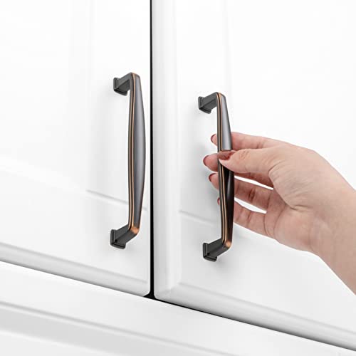 KOOFIZO 10 Pack 5 in Oil Rubbed Bronze Cabinet Pulls, Drawer Handles 1817 - color: Oil Rubbed Bronze, size: 5" CC - 10Pcs
