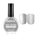 OpenLive 16.5ml Glitter Silver Nail Polish Large Volume - color: Glitter Silver