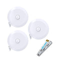DiCUNO 3-Pack Soft Retractable Measuring Tape, 60-Inch 1.5 Meter, White - color: White*3pcs