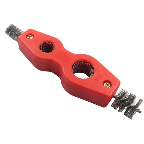 Hitefu 4-in-1 Copper Pipe Cleaner, Red - color: Red