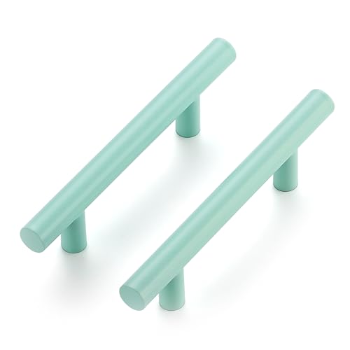 Ravinte Cabinet Handles,5" Length,3" Hole Center,Green,30 Pack - color: Green