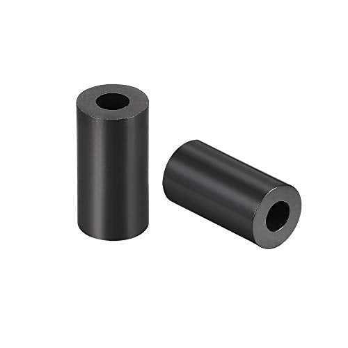 uxcell Nylon Round Spacer Washer 3.2mm ID 7mm OD 11mm Height for M3 Screws Black 100Pcs - size: 3.2mmx7mmx11mm
