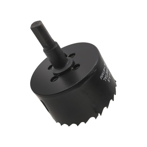 2-54/64"/61mm Hole Saw Bi-Metal Hole Drilling Cutter Hole Cutter Drill Bit for Cutting Thin Metal Drywall Plastic - color: black, size: 2-54/64"