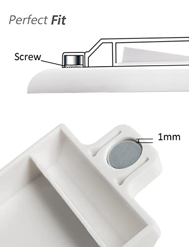 ILIVABLE Magnetic Rocker Light Switch Guards, Not Child Proof, White 2Pack - size: 2 Pack