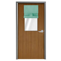WdFour Classroom Lockdown Blackout Curtain 8W x 36L Aqua, 1 Panel - color: Aqua, size: 8"W x 36"L (Pack of 1)