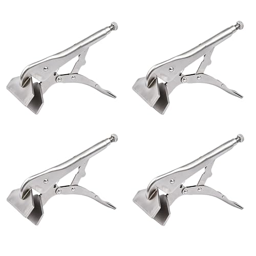 4PCS 10 inch Locking Sheet Metal Clamp,Welding Locking Plier Tools