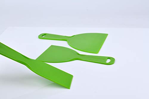 5Pcs Plastic Putty Knife Flexible Scraper For Spackle Wallpaper Repair Tool