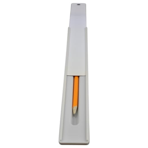 Westcott 17355 12-Inch Ruler Set with Pencil Storage, Innovative Design for Easy Measuring and Organization at School or Office, 2-Piece Set - size: 12" Pencil Storage
