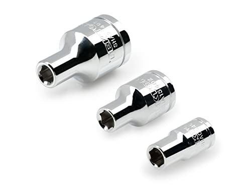 TEKTON Magnetic Hex Bit Holder Socket Set, 3-Piece | SHA99021 - size: 3-Piece Set (1/4, 3/8, 1/2 Inch)