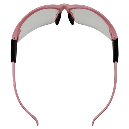 Global Vision Safety Shop Glasses - color: Medium Pink Frame/Clear Lens