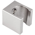 Angle Simple Shower Head Holder for Wall, Solid Brass, Brushed Nickel - color: Brushed Nickel