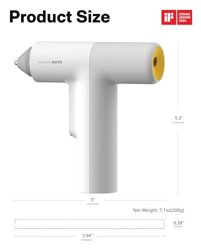 HOTO Easyflow Hot Glue Gun, Auto Dispensing Glue Gun (40 Glue Sticks) - style: Easyflow hot glue gun