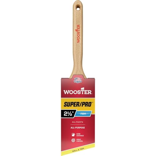 Wooster J4112-2-1/2 Super/Pro Angle Sash Paintbrush, 2-1/2-Inch - size: 2 1/2"