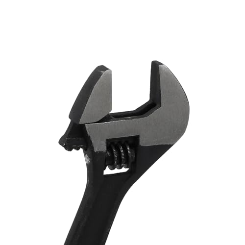 4 inch Mini Size Adjustable Spanner, Black Tiny Wrench, Mini Tool - color: Black, size: 4"