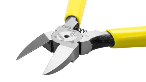 Tsunoda PN-125, Diagonal Cutter for Plastics (5-Inch) Flush Cutter - size: 5-Inch