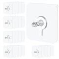 25 Pack Picture Hangers Without Nails,13 lbs Load Heavy Duty Adhesive Wall Hooks for Hanging(16mm),2 in 1 Reusable Waterproof and Oilproof Hooks for Kitchen, Bathroom, Home, Office - size: 25 Pack, style: 13 lbs(2.2*2.2in)