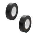 Black Electrical Tape PVC – 0.75” x 65’ 2 Rolls, High Adhesion, Waterproof & Heat-Resistant, Insulating Tape for Wire Repair, Automotive, Indoor Outdoor Use - color: Black
