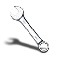 zhax 9/16" SAE Stubby Combination Wrench, 12 Point Box End, 15 Degree Offset Design, Mirror Polish Finish, Forged CR-V Steel, Hand Tools for Mechanics, Ideal for Auto and Home Repair - size: 9/16"