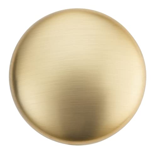 Ravinte Brushed Brass Solid Knobs Gold Kitchen Cabinet Pulls,5 Pack,Round-2 - style: Antique