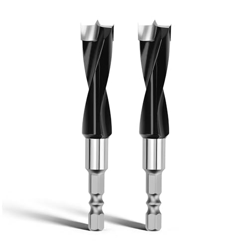 2-Pcs 19/32 Inch Forstner Drill Bit Carbide Tipped Woodworking Hinge Cutter - size: 19/32"