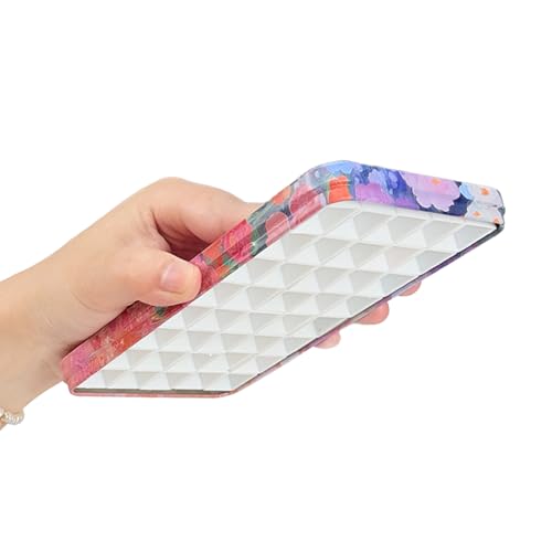 qianshan 40Pcs Empty Half Pans Watercolor Tin Palette with Magnetic Stripe - color: Blossom Paradise
