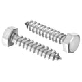 25 Pcs Hex Head Lag Screws 5/16" x1-1/2 SS 18-8 (304) Lag Bolts - color: Silver, size: 5/16"x1-1/2"