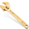 Hicarer 8 Inch Non-Sparking Adjustable Wrench, Aluminum Bronze Tool - size: 8 Inch/ Open Max 24mm