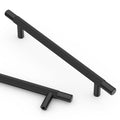 Asidrama 10 Pack 6.3 Inch(160mm) Matte Black Knurled Kitchen Cabinet Handles, Cabinet Pulls Kitchen Cabinet Hardware for Cupboard Drawer Pulls - color: Matte Black, size: 6.3" Hole Center