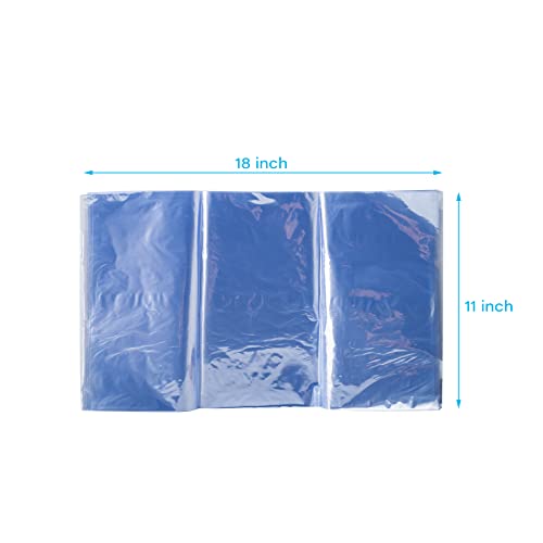 Shoe Shrink Wrap Bags, 100 Pcs 11x 18 Inch Sneaker Heat Shrink Wrap Bags - size: 11x18 inches (100 pcs)