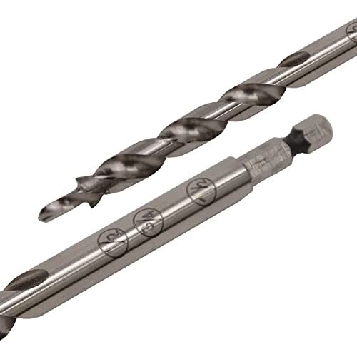 Kreg Easy-Set Pocket-Hole Drill Bit, Woodworking Drill Bit, KPHA300, 2 Pcs