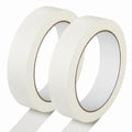 2 Pack White Painters Tape - 1 Inch White Masking Tape - Multi-Surface, Smart Adhesion, Indoor & Outdoor - Paint Tape for Artist, DIY, Labeling, Car, General Purpose - 180FT Total - color: White