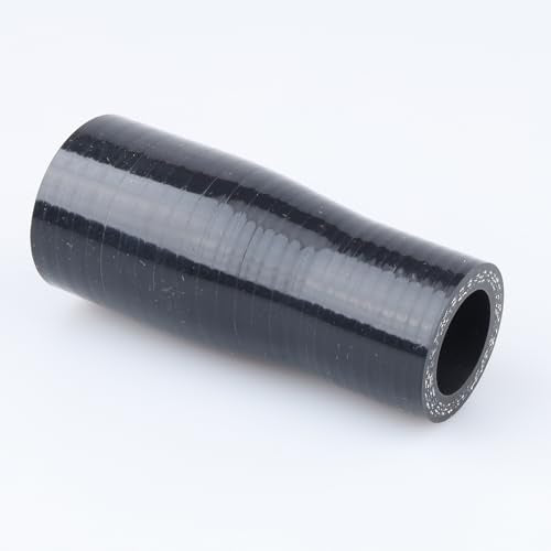 AC PERFORMANCE ID 1" to 3/4" Straight Silicone Hose Reducer Black - color: Black, size: ID 1" to 3/4" (25mm to 19mm)