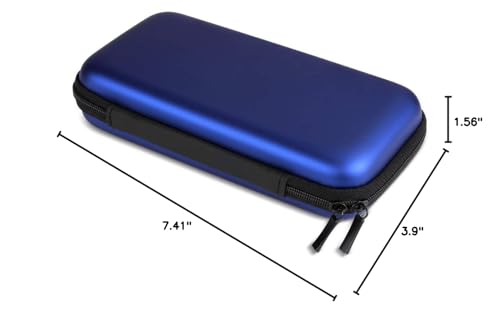 iMangoo Travel Essential Electronics Organizer Charger Case Carrying Pouch - color: Blue, size: Small