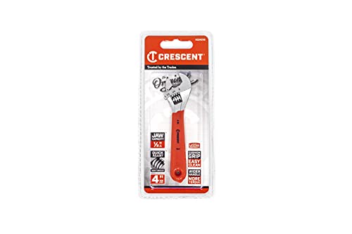 Crescent 4" Adjustable Cushion Grip Wrench - Carded - AC24CVS - size: 4 inch