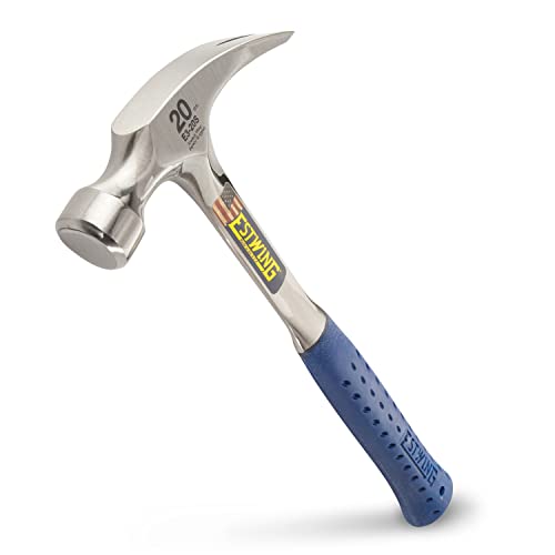 ESTWING 20 oz Framing Hammer, Forged Steel Hammer, Shock Reduction Grip - size: 20 oz (Ounces)