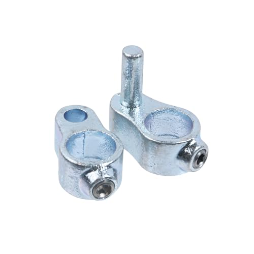 2 Sets 3/4" Chain Link Fence Gate Post Hinge,Removable Fence Hinges - size: 3/4"