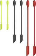 Silicone Spatula Set 6Pcs, Mini Jar Scraper for Makeup & Food - color: Color #2