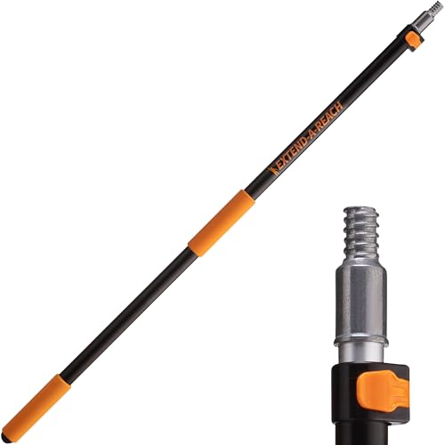 5-8 ft Long Telescopic Extension Pole, Multi-Purpose - size: 8 feet