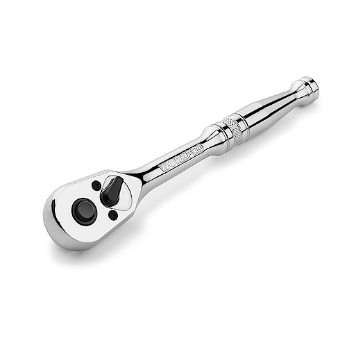 WORKPRO 1/4-Inch Drive Ratchet, Quick-Release 72-Tooth Ratchet Wrench - size: 1/4"